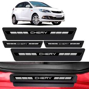 Kit Soleira Porta Top Premium Chery Celer Todos anos