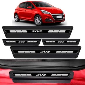 Kit Soleira Porta Top Premium Carros Peugeot Todos anos