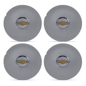 Jogo 4 Calota Centro Roda Zunky ZK450 Ventilador Aro 17 Prata