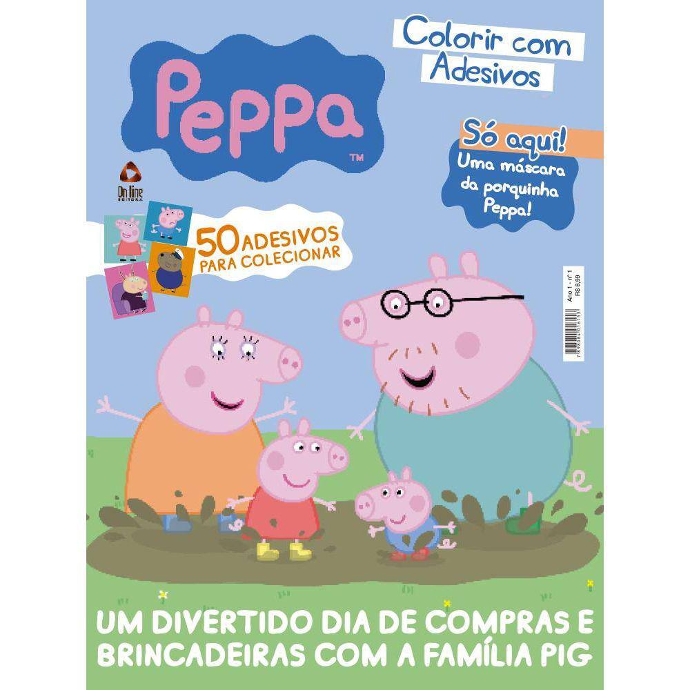 Máscara Peppa Pig para imprimir