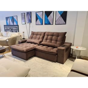 Sofa comfort slim eco cru | Casas Bahia