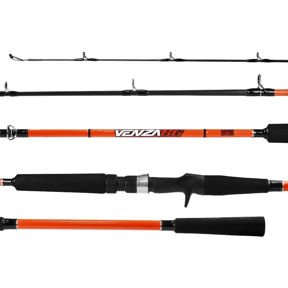 Vara Pesca Carretilha Marine Sports Venza BG VNZ-C702H 2,13m 20-50 Lbs 2 Partes