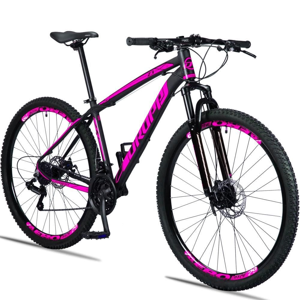 Bicicleta Dropp Z3 Disc H Aro 29 Susp. Dianteira 21 Marchas - Preto/rosa
