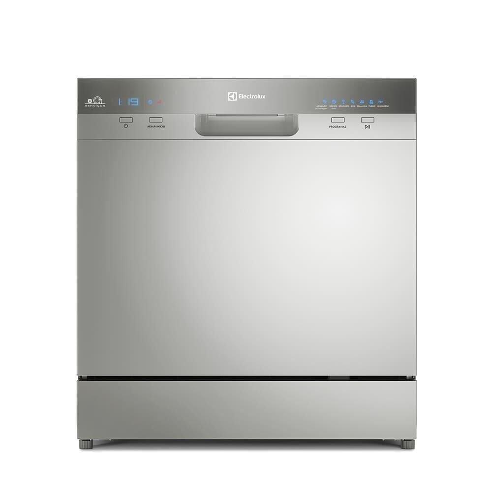 Lava-Louças Electrolux Prata 8 Serviços LL08S - 220V