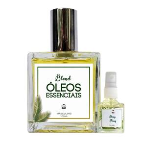 Perfume Laranja Doce & Gardênia 100ml Masculino - Blend de Óleo Essencial Natural + Perfume de presente