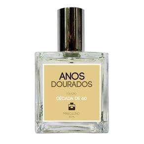 Perfume Masculino Anos Dourados - Década de 60 100ml - Coleção Décadas