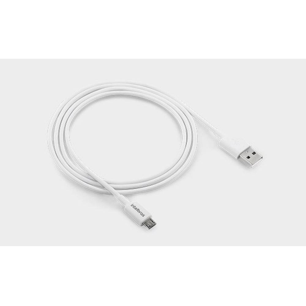 Cabo MICRO USB 1,2m 3,0A Intelbras branco