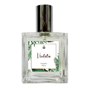 Perfume Feminino Violeta 100ml - Com Óleo Essencial Natural