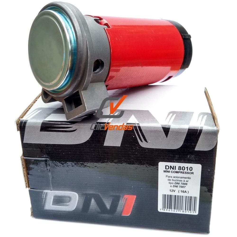 Míni Compressor Para Acionamento De Buzina À Ar Dni8010