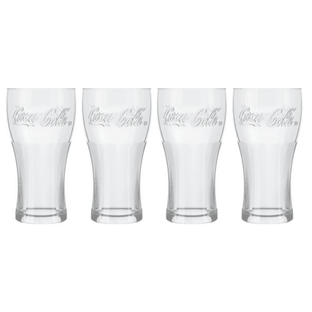 Copo Coca-Cola Contour De Vidro 300ML Nadir Figueiredo 4Un