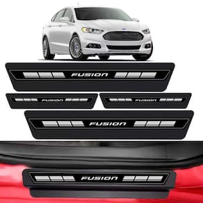 Kit Soleira Porta Top Premium Ford Fusion Todos anos