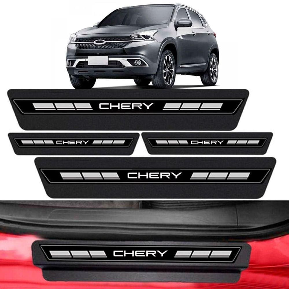 Kit Soleira Porta Top Premium Chery Tiggo 7 Todos anos