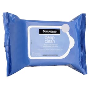 Lenco de Limpeza Facial NEUTROGENA Deep Clean com 25 Unidades Pacote