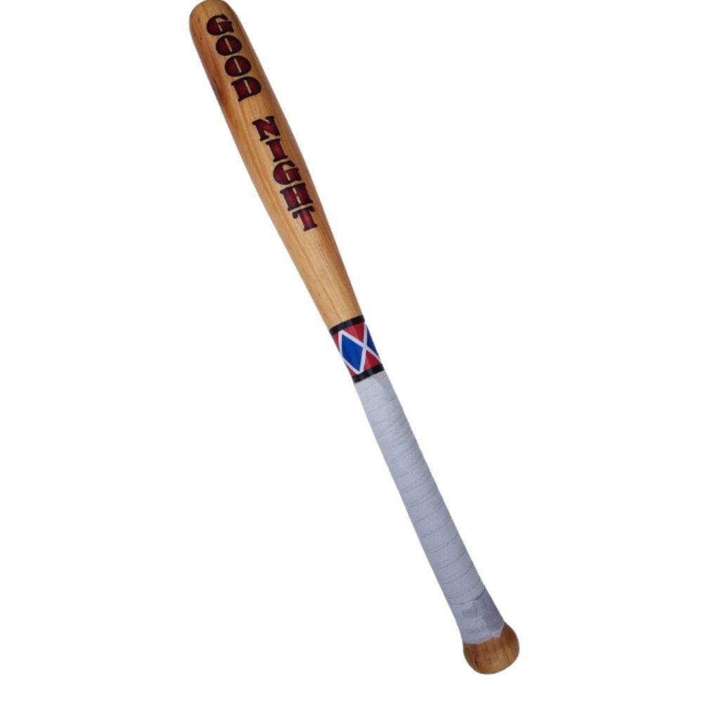 Taco de Baseball Decorado Bastão Em Madeira Maciça 67cm