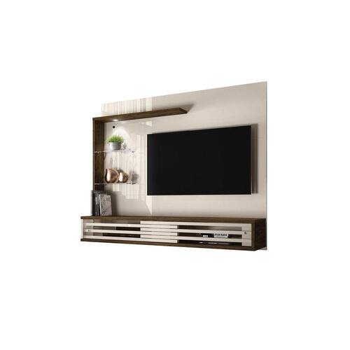 Bancada Suspensa Frizz Select Off White/Savana - Madetec Menor preço em Bancada Suspensa Frizz Select Off White/Savana - Madetec