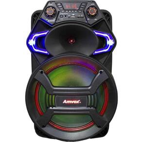 Caixa Amplificada Amvox ACA 550 Strondo II, Bluetooth, 550W RMS, USB, Rádio FM