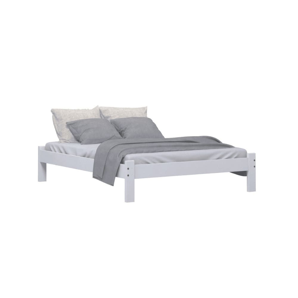 Cama de Casal Queen 165cm Branca Nemargi