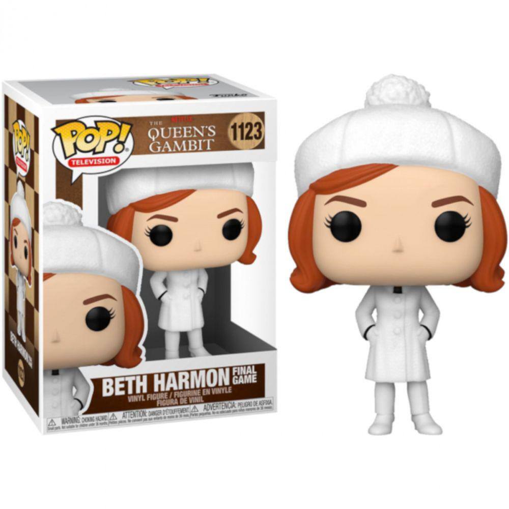 Elizabeth Harmon, o Gambito da Rainha (Estilo Funko).