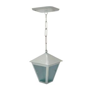 Luminária de Teto Colonial Alumínio Fundido Branca 19x6cm