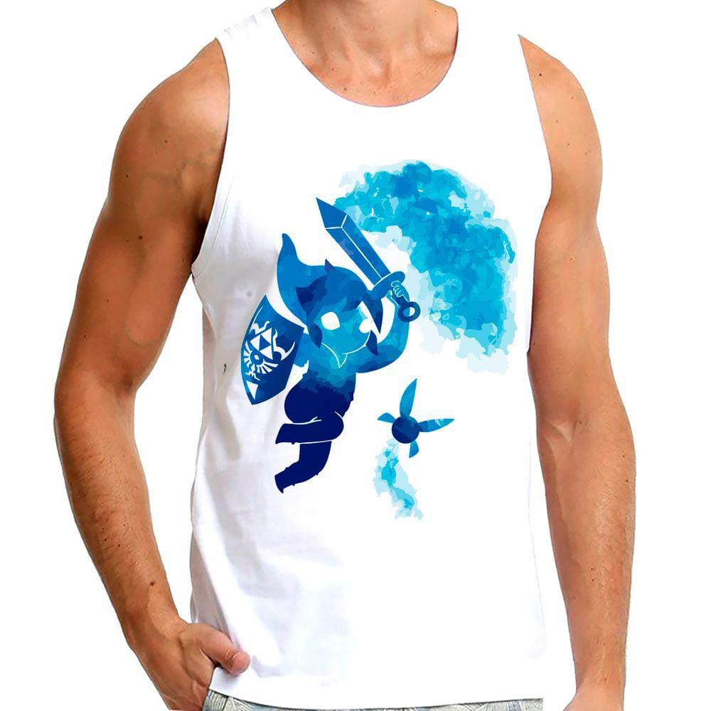Camiseta Masculina Regata Zelda Is Blue