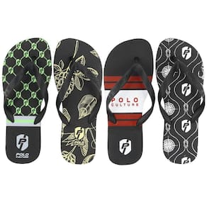 Kit 4 Chinelos Masculino Polo Culture Macio Leve Estampado
