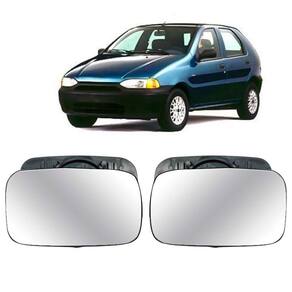 Lente Retrovisor Fiat Palio 1996 a 2000 Escolha o Lado