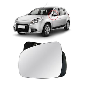 Lente Retrovisor Renault Sandero 2010 a 2014 Esquerdo
