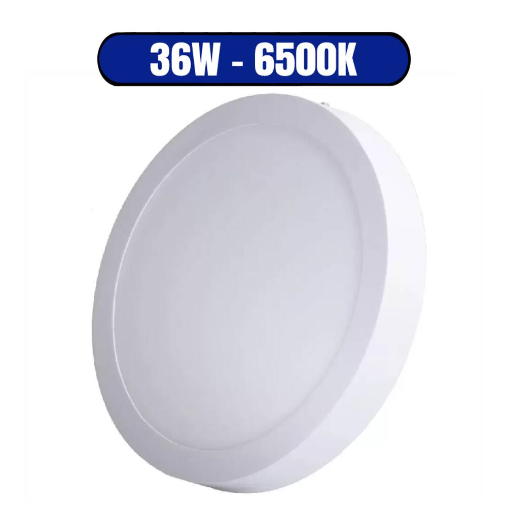 Plafon painel luminaria led 36w sobrepor quadrado 40cm frio 6500k Casas Bahia