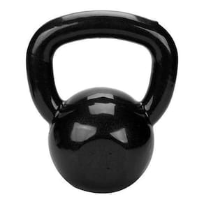 Kettlebell 14KG Emborrachado Preto