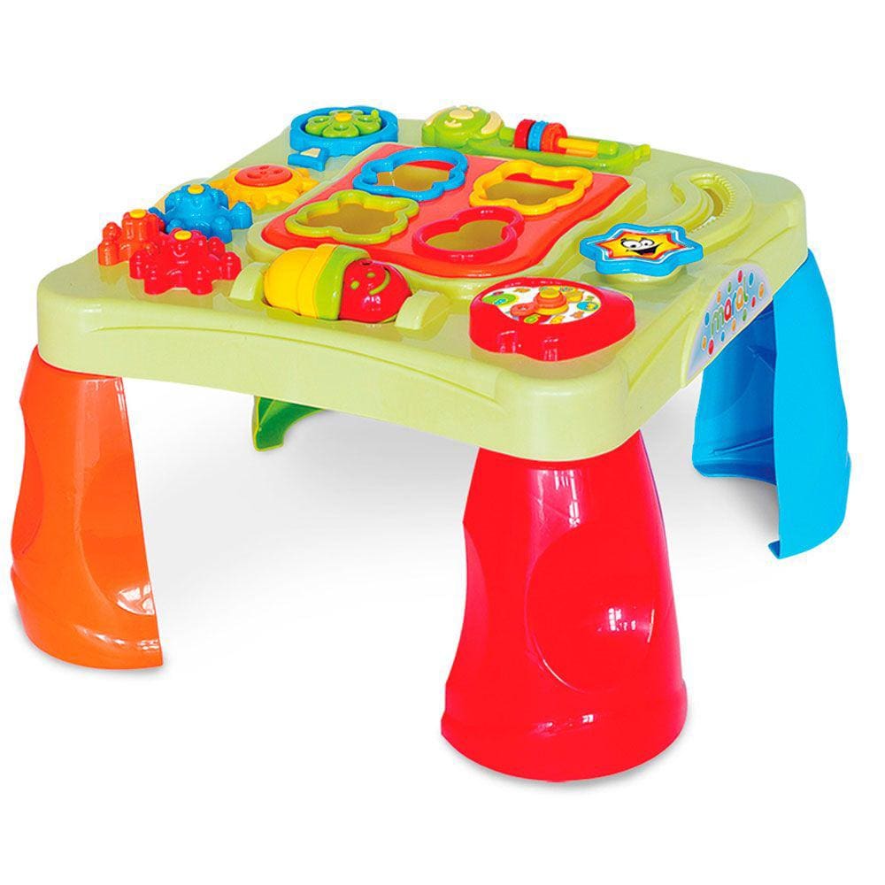 Mesa educativa infantil maxi atividades rosa com som magic toys | Casas ...