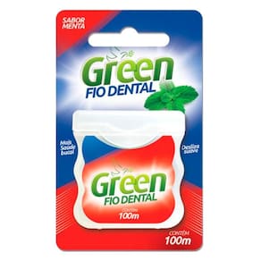 Fio Dental Green Menta 100m com 1 Unidade