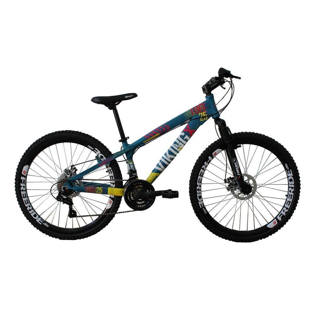 Bicicleta Tuff25 Freeride Aro 26 AZ/AM 21 Vel VikingX