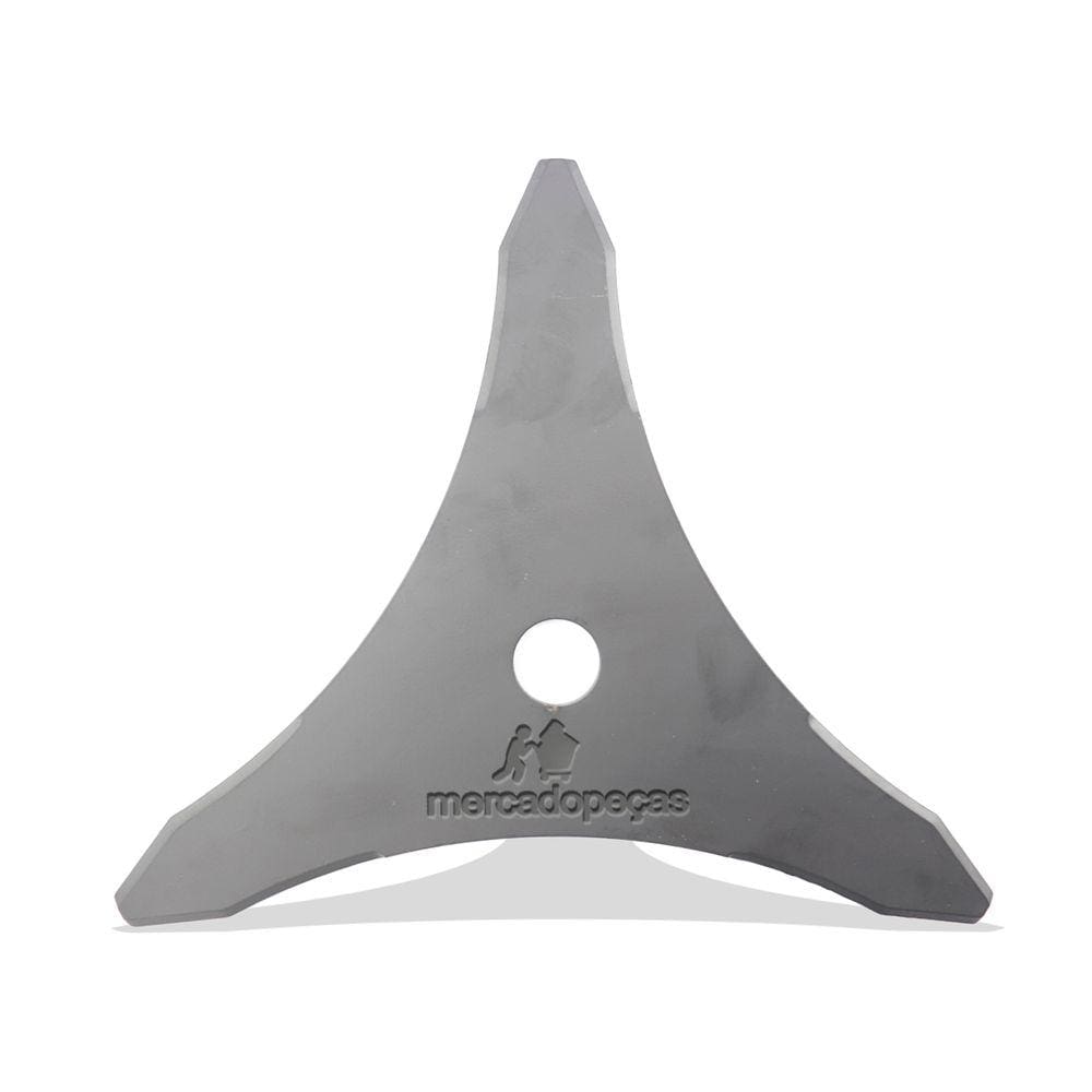 Kit 3 Lâmina 3 Pontas Para Roçadeira Furo 20mm 300mm 3,8mm