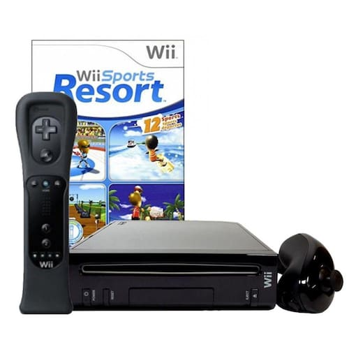 Console Nintendo Wii Motion Plus Preto 110V Com 1 Jogo Clase A X ...