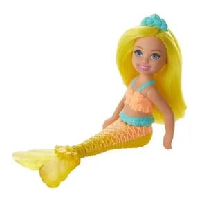 Barbie Sereia Loira com Cauda Rosa - Mattel 