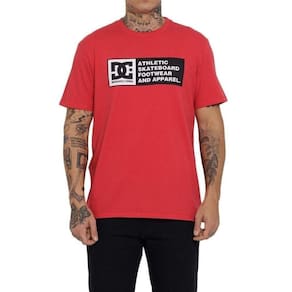 Camiseta DC Shoes DC Demsity Zone Hss Masculina Vermelho
