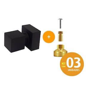 Acabamento Metal Pto Registro 1/2e3/4+Conversor Docol Kit 03