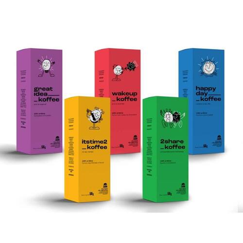 Cápsula de Café 5 Variações De Aromas Koffeeklub Kit 50 Un. Menor preço em Cápsula de Café 5 Variações De Aromas Koffeeklub Kit 50 Un.