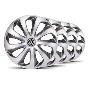 Jogo Calota Velox Aro 14 Prata / Grafite VW Gol G6
