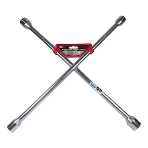 Chave De Roda Cruz 4 Bocas 17 19 21 23mm 35 Cm Profissional
