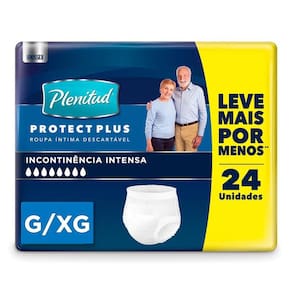 Roupa Íntima Plenitud Protect Plus G/XG 24 Unidades