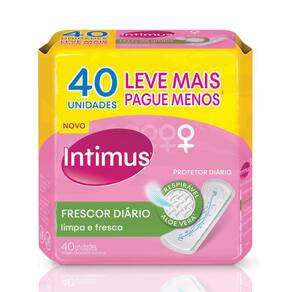Protetor Diário Intimus Days Frescor Diário Leve Mais Por Menos