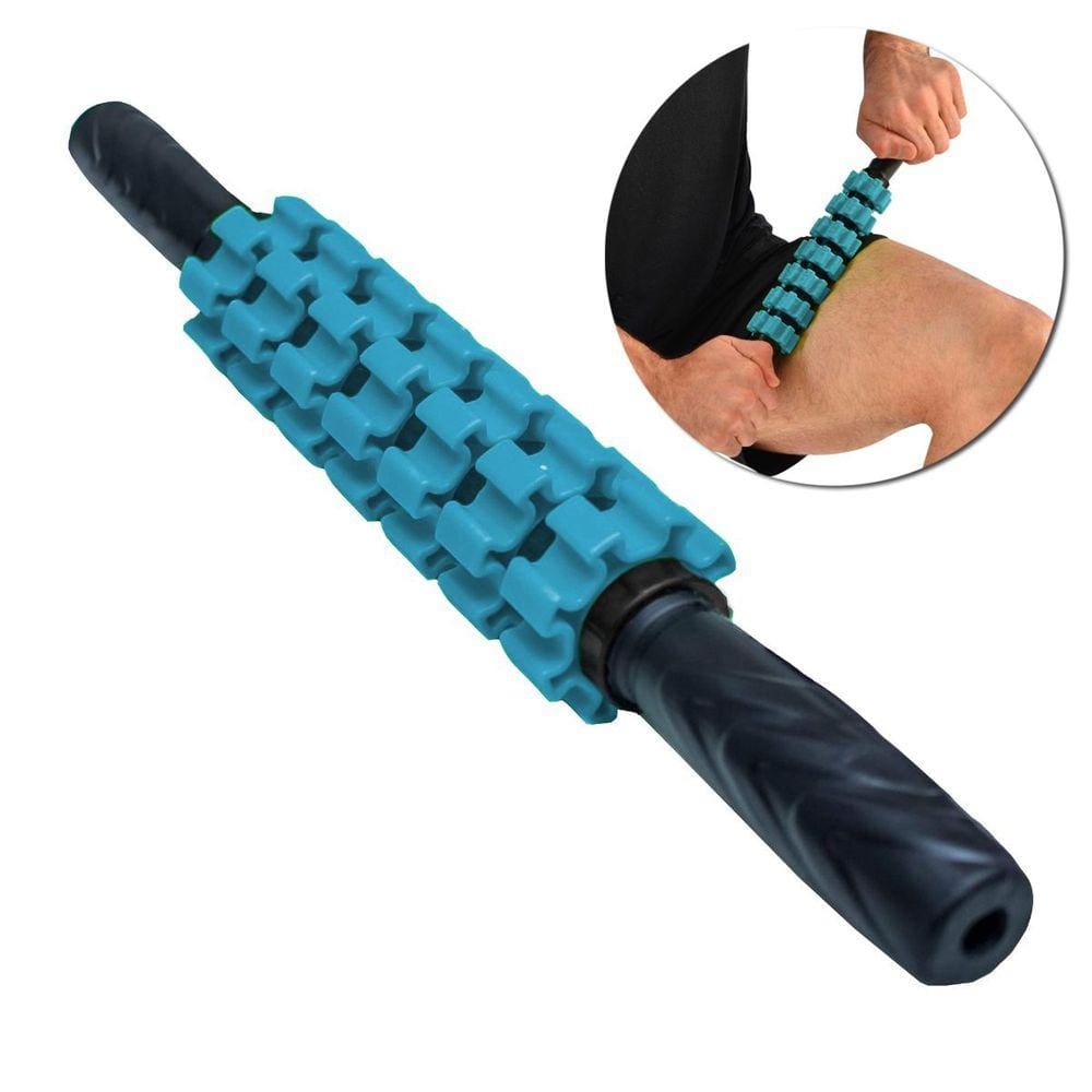 Bastao Miofascial Massagem Yoga Pilates Liberaçao Azul