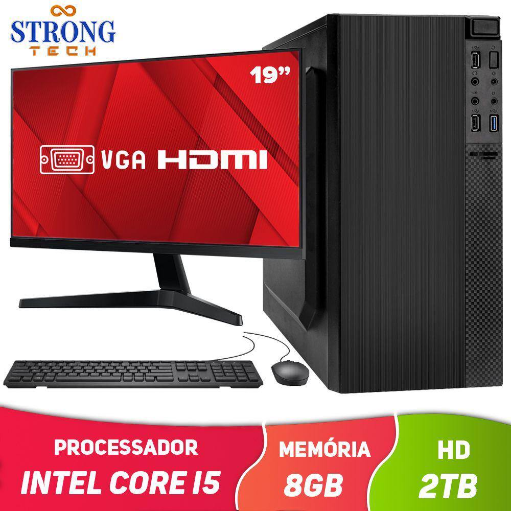 Pc Gamer Completo I5 8gb Hd500 Placa De Video Monitor Hdmi