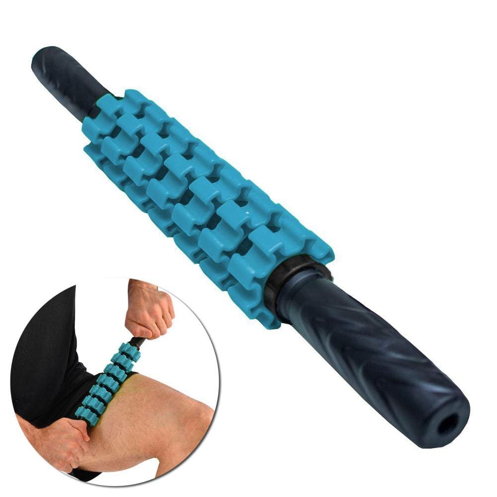 Bastao Rolo Manual Pilates Massagem Liberaçao Muscular Relaxa Performace Treino