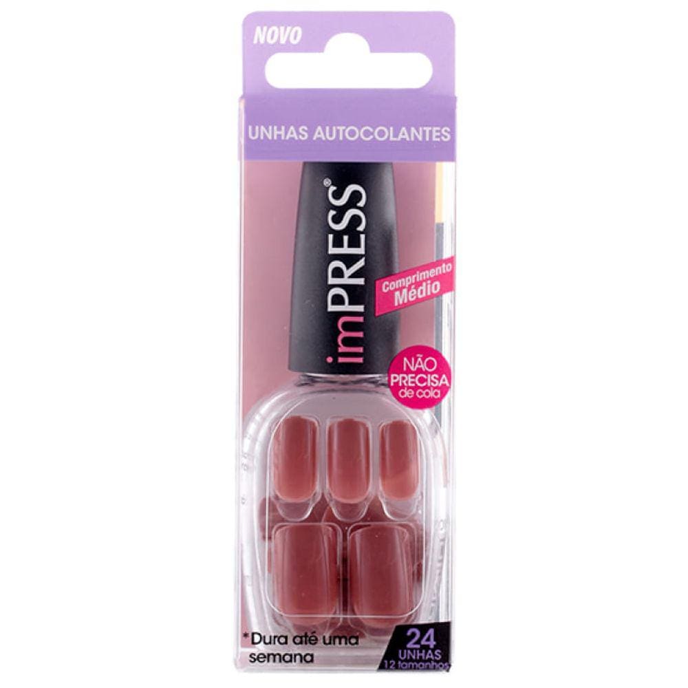 Unhas Adesivas Kiss Ny Impress Fresh Star