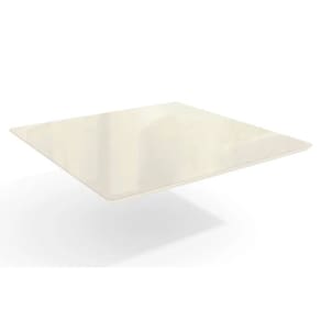 Tampo p/ Mesa Kappesberg TA28 c/ Vidro 105cm Off White