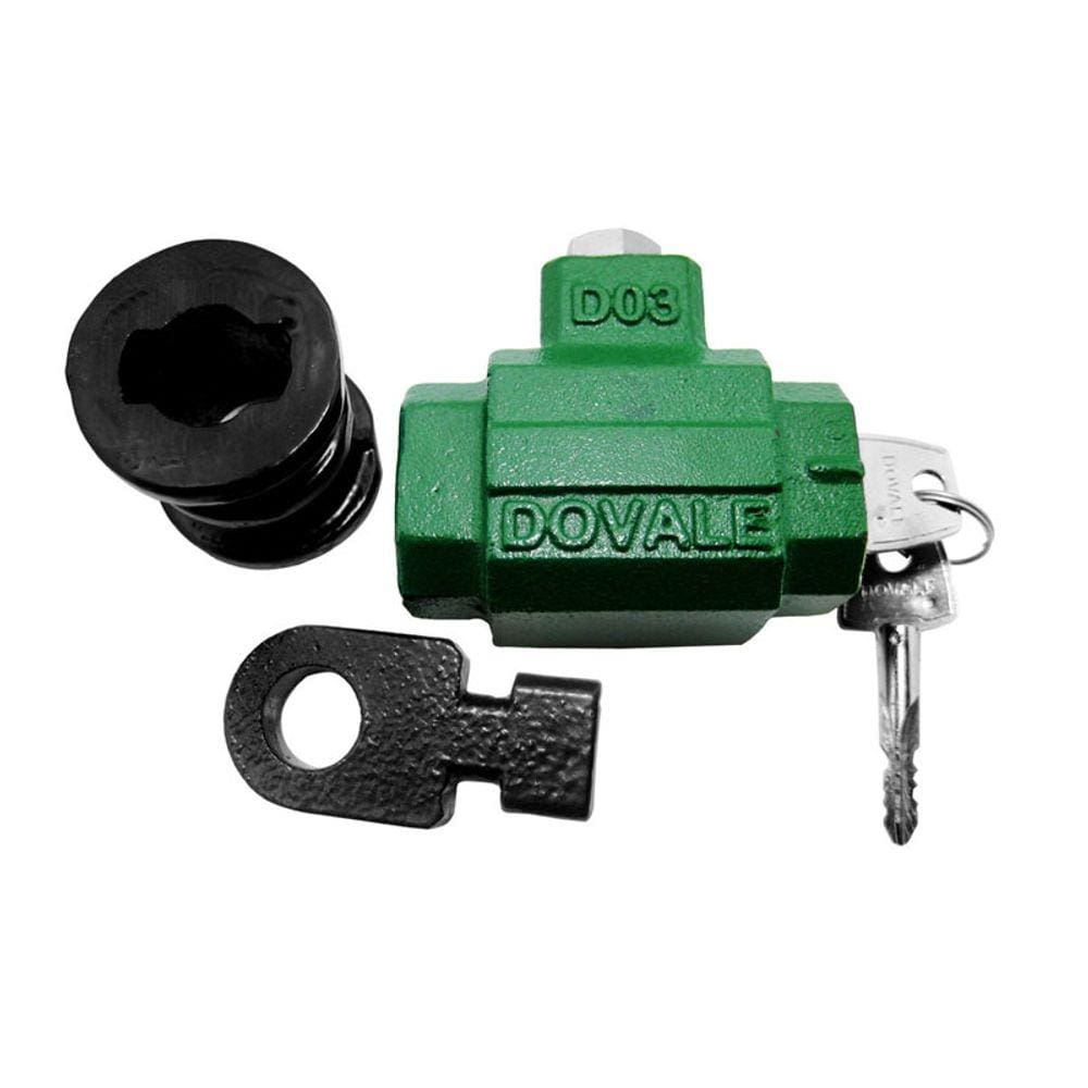 Fechadura de Chão para Porta de Aço Tetra King - Dovale