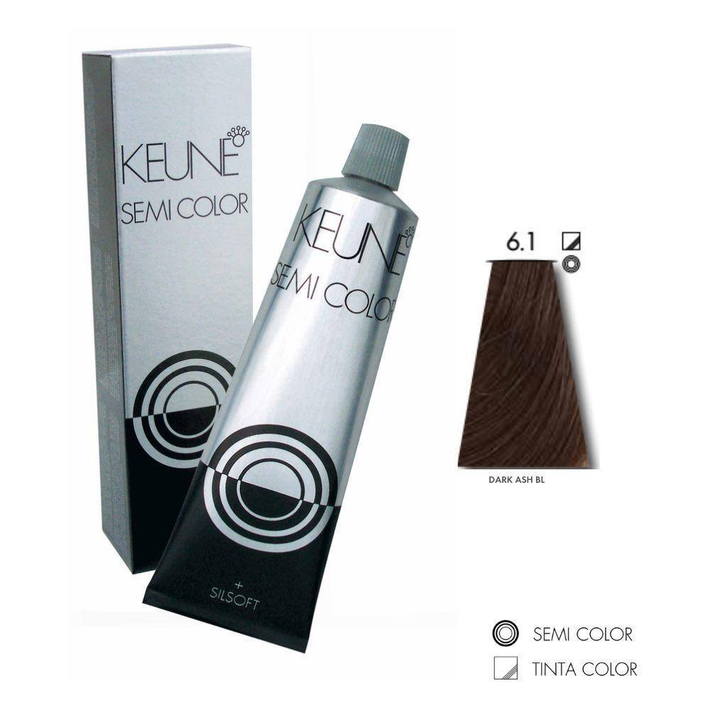 Tinta Semi Color Keune 6.1 Dark ASH BL 60ml