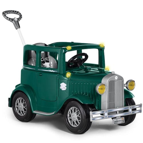 imagem-Carrinho de Passeio Pedal Calhambek Calesita Verde